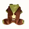 Gato Outono e Inverno Novo Roupa Anti-Queda Pet Fofo Estrela Pelúcia Aconchegante Espessada Roupa de Inverno Atacado Transfronteiriço