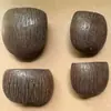 Cascara de Fruta Natural Campana de Agua, Carrillón de Viento de Cascara de Fruta, Material de Campana de Cascara de Fruta, Campana de Mano Hecha a Mano, Campana de Cascara de Fruta Curativa Salin