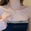 Nuevo Collar de Borlas de Perlas 2025 con Mariposa de Circonita, Empalme de Borlas, Diseño de Nicho, Lujo Ligero, Versátil, Sensación de Alta Gama