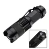 Lanterna SK68 de foco telescópico para exterior, mini, luz vermelha, branca, verde, azul, lanterna com zoom telescópico, lanterna com agente fluorescente