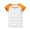 180g Modal Raglan Crewneck Confortável Manga Curta T-Shirt Primavera Algodão Lycra Infantil Não Com Capuz Spot Cor Sólida