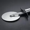 Rueda Cortadora de Pizza de Acero Inoxidable Cuchillo Pala para Pastel Mooncake Pala Hoja de Corte Gadget de Cocina para Hornear en Casa Rueda para Pastel