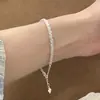 Pulsera de Plata de Ley S925 Cola de Fénix, Estilo Coreano Lujo Ligero Patrón Estrellado Hueco, Diseño Exquisito y de Moda, Pulsera de Artesanía Pesada