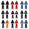 Conjunto de Sudadera con Capucha y Pantalones de Marca de Tendencia Hellstar Europeo y Americano Transfronterizo Estampado de Letras Holgado de Tendencia
