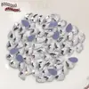 Fondo Plano Forma Geométrica Vidrio Perforación en Caliente DIY Accesorios para Ropa Accesorios para Joyería Fábrica Venta al por Mayor