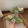 Zapatillas de Entrenamiento Alemanas Verdes para Mujer 2026 Nuevas Primavera y Verano Versátiles Estudiante Suela Suave Cómodas Zapatillas Casuales