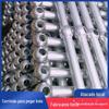 Postes de Guarda-Corpo Galvanizados por Imersão a Quente em Formato de Bola, Colunas em Formato de Bola para Corrimão de Plataforma, Guarda-Corpos Coluna Tipo Três Bolas Q235