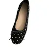 Estilo Ballet~ Zapatos de Salón Bajos de Punta Redonda con Lazo de Lunares Franceses Zapatos de Ballet Combinados con un Vestido, Zapatos Planos Suaves para Mujer