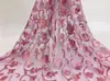 Vestido de Moda Primavera e Verão Tecido para Vestido de Casamento Malha de Poliéster Tecido de Flor de Videira de Árvore Inferior