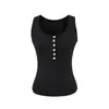 Atacado de Roupas Femininas Transfronteiriças Estilo Europeu e Americano Moda Nova Primavera 2026 Versátil Cor Sólida Slim Fit Colete Sem Mangas