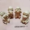 Piezas de Mano de Madera de Durazno, Piezas de Mano de Juguete, Adornos para Puestos Callejeros, Adornos Lindos del Zodiaco, Piezas de Mano Finamente Talladas, Adornos de Escritorio