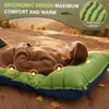 Colchoneta Inflable Ultraligera para Dormir Colchón Almohada Integrada Sin Válvula Diseño Compacto Inflado/Desinflado Rápido