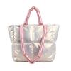 Bolsa Feminina Nova, Bolsa de Mão Jaqueta de Penas de Alto Nível, Grande Capacidade, Bolsa de Ombro de Algodão da Moda para Outono e Inverno, Bolsa Sacola para o Dia a Dia