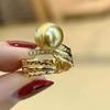 Diy Accesorios de Perlas Plata de Ley S925 Sentido Avanzado Anillo Atmosférico Material Soporte Vacío Anillo Semiterminado Soporte para Anillo para Mujer