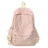 Mochila muy elegante para niñas, versión coreana, estilo ins, gran capacidad, adecuada para clases y tutorías, para estudiantes de secundaria y preparatoria