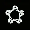 Suministros para bodas y fiestas de cumpleaños, accesorios para globos, clips para globos con forma de flor de ciruelo, clips de anillo multifuncionales, clips para arcos de globos, clips decorativos