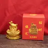 Doze Ornamentos Giratórios de Yuanbao do Zodíaco, Artesanato Atrator de Fortuna, Presentes de Inauguração para Escritório em Casa Atacado