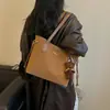 Bolso Tote Casual Versátil de Gran Capacidad Retro Tejido de un Hombro para Mujer, Bolso Nuevo para el Trabajo, Otoño 2026