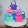 Bolsa de playa más vendida bolsa de almacenamiento explosiva multicolor tamaño grande pequeño cesta con agujeros cesta portátil de EVA bolsa para mascotas venta al por mayor