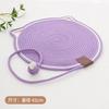 Alfombra tejida de cuerda de algodón transfronteriza para rascar gatos, bola autoestimulante, alfombra para dormir para mascotas todo en uno, herramienta resistente al desgaste y a los arañazos para afilar las garras de gato