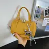 Bolso Cruzado Retro Transfronterizo para Mujer, Estilo de Nicho, Sensación Simple y de Alta Gama, Alto Valor Estético, Bolso de Hombro, Bolso de Mano Casual para el Día a Día