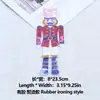 Suministro Exclusivo Transfronterizo de Pegatinas de Tela con Bordado de Lentejuelas de Soldado Cascanueces para Ropa y Bolsos Accesorios Decorativos Pegatinas de Parche DIY