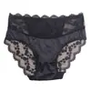 Producto exclusivo transfronterizo: Bragas sexys de encaje calado para mujer, empalme de satén, suaves y versátiles, cómodas, sedosas, alta elasticidad