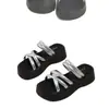 Sandalias de Uso Bidireccional para Mujer, Nuevo Estilo Coreano Verano 2026, Adecuadas para Combinar con Vestidos, Sin Cierre, Suela Gruesa, que Aumentan la Altura, Casuales y Cómodas