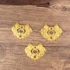 Aleación hueca doble dragón cerradura DIY estilo antiguo hanfu pelo corona collar joyería accesorios horquilla accesorios para el cabello colgante