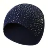 Gorros de Punto para Comercio Exterior Transfronterizo con Gorras de Diamantes, Gorros Cálidos para Otoño e Invierno, Gorros de Lana para Hombres y Mujeres, Ventas Directas de Fábrica, Entrega Rápida de Muestras