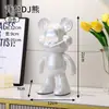 Versão Atualizada da Mochila Dj Violent Urso Cofre de Cerâmica, Ornamento Decorativo para Sala de Estar, Gabinete de TV e Bar, Direto da Fábrica