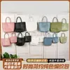 Bolso Tejido a Mano de Color Sólido, Nuevo, Elegante y Sencillo, de Gran Capacidad, Bolso Tote de PVC de Alta Calidad, Versátil para el Viaje Diario