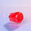 Simulación de paisaje en miniatura, bolsa sorpresa de frutas que brillan en la oscuridad, accesorios de decoración DIY con pegamento de crema temática de alimentos, figuras de resina para escritorio