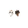 Gato de Olhos Grandes Gatinho Fofo DIY Liga Esmalte Acessórios para Joias Transfronteiriços Acessórios de Cabelo Chaveiro Pingente