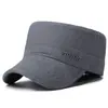 Gorra plana totalmente sellada para todas las estaciones, gorra de pico de pato de algodón 100% de gasa, 290g, sombrero para el sol casual para exteriores, transmisión en vivo transfronteriza