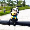 Bateria de carro elétrico carro bicicleta motocicleta decoração pequenos acessórios fofo novo enfeites de guidão boneca pato amarelo