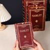 Caixa de Preparo de Bife Livro Mágico para Restaurantes Populares, Livro Falso de Madeira, Modelo de Livro Artificial, Prato de Jantar, Decoração de Mesa
