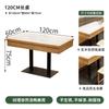 Juegos de Mesas y Sillas de Madera Maciza para Cadenas de Restaurantes, Asientos de Cabina para Restaurantes Cafetería, Tienda de Fideos, Tienda de Fideos de Arroz, Mesas y Sillas de Comedor para Uso Comercial