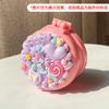 Gel Creme Pente Espelho Integrado DIY Cachorro Yugui Astronauta Bolsa de Material Espelho de Maquiagem Artesanal Caseiro Pente para Cabeleireiro