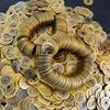 Venta al por mayor de fábrica Latón puro latón dinero de cinco emperadores dinero de seis emperadores dinero de cobre dinero de diez emperadores a granel monedas de cobre antiguas