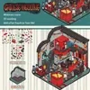 Série Micro-Fright Adesivos para Paisagismo Descompressão Criativo Sem Corte Estéreo Miniatura Cabana Artesanal DIY Adesivos de Cena 3D