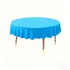 Amazon Transfronterizo Mantel Redondo Desechable de Plástico para Mesa Impermeable y a Prueba de Aceite Restaurante Patio Exterior Fila Mantel de 84 pulgadas