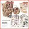 Adesivos de Paisagismo para Cenas 3D PaperMore série de cantos pequenos adesivos decorativos divertidos DIY para estudantes do dia a dia