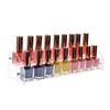 Rack de exibição de armazenamento de esmalte acrílico Multi-camada de plástico Armazenamento de esmalte Caixa Expositor de loja de esmaltes Rack de cosméticos