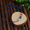 Contas de jade de mão com cordões penduráveis, pontas de cordão em fatia de jade, nó chinês DIY, sachês em estoque, ornamentos de jade e cordões decorativos para pendurar