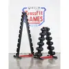 Estante para Mancuernas de Seis Pares Diez Pares Comercial Estante para Mancuernas de Cuatro Niveles para el Hogar Estante para Mancuernas de Cuatro Pares Almacenamiento de Mancuernas Equipo de Fitness
