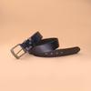 Fábrica en stock Guangzhou cinturón de piel de vaca pura retro de primera capa hecho a mano de cuero genuino para hombre casual de piel de vaca para comercio exterior