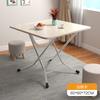 Mesa Plegable para Uso en Casa, Mesa de Comedor para Apartamento Pequeño, Mesa de Comedor para Casa de Alquiler, Mesa Pequeña para Puesto Exterior, Portátil