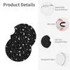Alfombrilla para Taza de Coche Transfronteriza Jit Hecha de Material de Buceo con Impresión en Relieve de Café, Alfombrilla para Taza de Coche con Aislamiento por Transferencia de Calor, 2 Piezas
