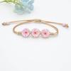 Pulsera de Flores Secas Narcisos Flor de Cerezo Flor Inmortal Especimen Tejida a Mano Atractivos Venta Caliente Transfronteriza Europea y Americana Amazon